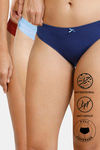 Zivame Anti-Microbial Low Rise Full Coverage Bikini Panty (Pack of 3) - Multicolor — thumbnail 1